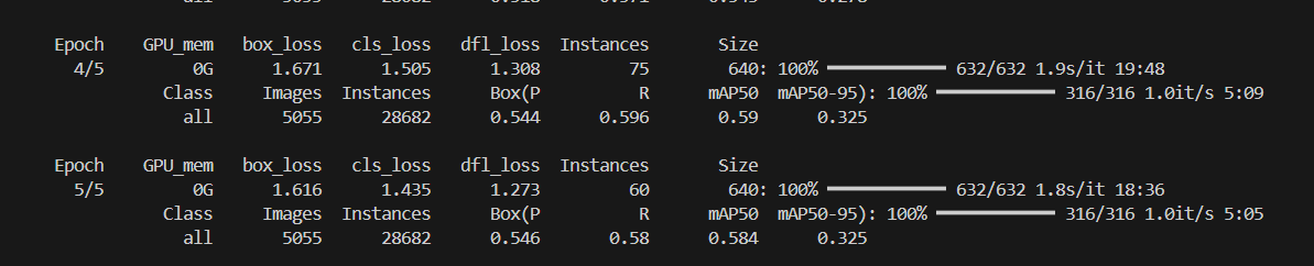 cpu跑了5轮的结果